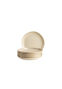 MÄSER Dessertteller Set, Steinzeug Cordelia - Cordelia - Beige / Sand