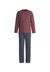 CALIDA - Herren Pyjama, lang Relax Streamline - 559 DEEP PETROL
