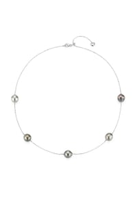 VANDENBERG - Damen Kette, 925er Silber mit Tahiti-Zuchtperlen  - WEISSGOLD