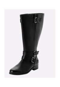 sheego - Weitschaftstiefel - schwarz