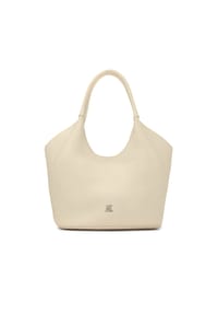ONE ELEMENT - Lederhandtasche mit Doppelgriff - Creme