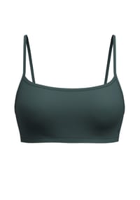 CALIDA - Damen Bustier Sleek Skin - deep emerald green