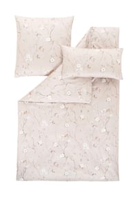 ESTELLA® - Jersey-Bettwäsche "Blümchen" - 202-PUDER