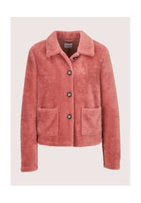 MADELEINE - Kuschelige Jacke in Boxy-Form - blassrosa