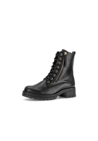Gabor® - Schnürstiefeletten, Leder, für Damen - BLACK (GOLD)