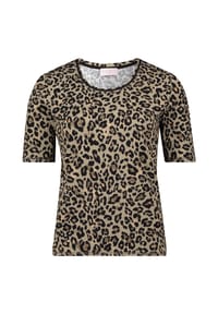 BETTY BARCLAY - Shirt, Halbarm, für Damen - 5892 KHAKI/BLACK