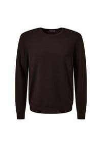 pierre cardin - Pullover mit Rundhalsausschnitt - Schwarz