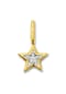 ONE ELEMENT Damen Schmuckset - Set mit Halskette 0.01 ct Diamant-Brillant Stern Anhänger aus 333 Gelbgold Bild 1