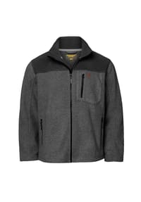 HERO BY JOHN MEDOOX® - JOEL HEAVY Herren Fleecejacke - dark anthra melange