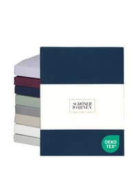 SCHÖNER WOHNEN KOLLEKTION - Spannbettlaken BASIC - Beere