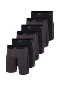 adidas - Long Short / Pant 6er Pack Active Micro Stretch - Schwarz / grau