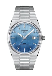 TISSOT T-CLASSIC - Herren Armbanduhr "PRX Gradient" T1374071135101 - EISBLAU