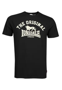 LONSDALE™ - Herren T-Shirt normale Passform ORIGINAL - Anthracite/Black