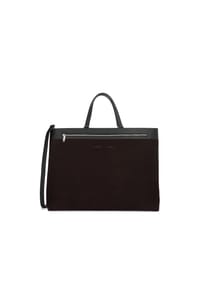 KAZAR STUDIO - Tasche aus braunem Wildleder mit schwarzen Verzierungen und Gürteln - Braun
