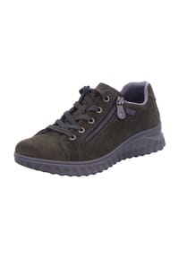 rieker - Halbschuhe, Keilabsatz, Leder, für Damen - 54 KHAKI/MOOR