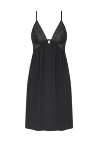 Triumph - Aura Spotlight Negligeé, Spitze, für Damen - V013 BLACK