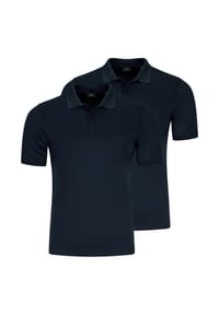 RAGMAN - Poloshirt 2er Pack Basic - Anthrazit
