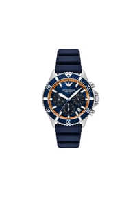EMPORIO ARMANI WORLD EXPLORER - Herren Chronograph "AR11696" - BLAU