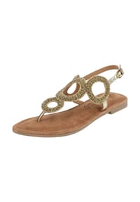 LAZAMANI - Leder Sandalen - Gold