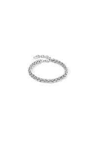 CŒUR DE LION - Armband Mesh Chain - Silber