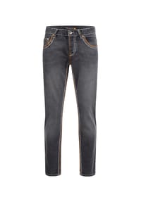 Rock Creek - Jeans Comfort Fit dicke Nähte Loose Fit - Dunkelgrau
