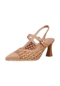 Hispanitas - Leder/Textil Pumps - Camel