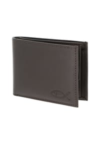 oxmox® Leather - Leather Geldbörse RFID Schutz Leder 11 cm - braun-circle bloom