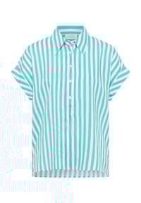 ETERNA - Leinenbluse LOOSE FIT - blau
