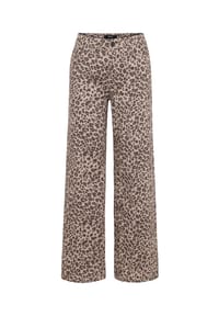 zero - Leohose mit weitem Bein - Beige/Brown