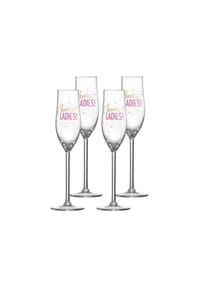 Ritzenhoff & Breker Sektgläser Mädels 190 ml 4er Set transparent - MÄDELS - transparent
