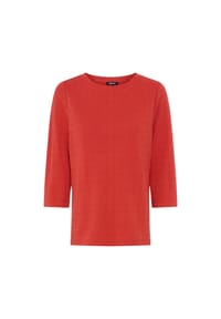 olsen - Shirt mit Karomuster und 3/4-Ärmeln - 40297 BAY BLUE
