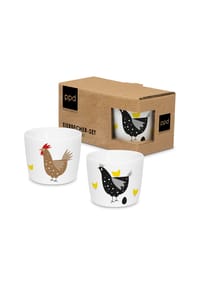 ppd - Eierbecher Breakfast Club Egg Cup Set, 2-tlg. - Mehrfarbig