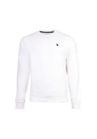 U.S. POLO ASSN. - Herren Sweatshirt - Diagonal Fleece Carbon Finish, Rundhals, Baumwolle - Beige