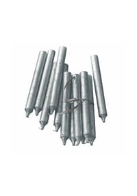 LOBERON Kerzen - Kerze 20er Set Lysarion silber - silber