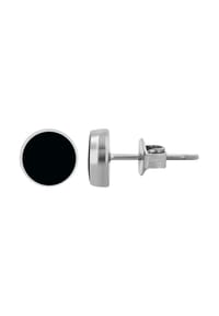 Adelia's Modern Essentials - Ohrringe – Ohrstecker aus Titan mit Strass Steinchen - schwarz