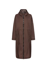 camel active - teXXXactive® Regenmantel mit verstellbarer Kapuze - Braun