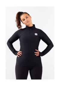 eivy - Shirt Journey mit Stehkragen - Black