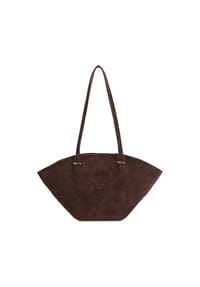 SEIDENFELT Rena - Rena Schultertasche 45 cm - dark brown