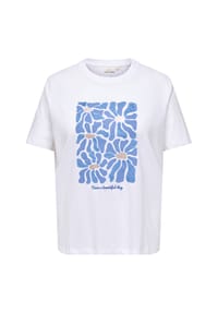 ONLY CARMAKOMA - T-Shirt, Rundhals, für Damen - 190858001 BRIGHT W