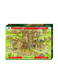 HEYE - Funky Zoo Puzzle "Monkey Habitat", Marino Degano, 1000 Teile - 