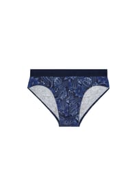HOM - Slip, Gummibund, für Herren - P0RA NAVY PRINT