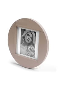 ARiT - OPERA Fotorahmen Format 18 x 13 cm, Rahmen aus massiver Buche – taubengrau - blau