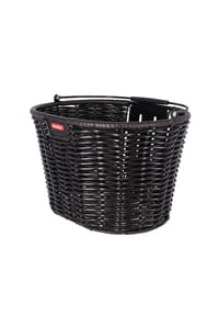 KLICKfix® - Vorderradkorb Structura oval, schwarz - schwarz