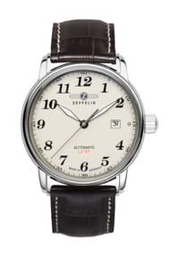 ZEPPELIN - LZ127 GRAF ZEPPELIN Herrenuhr "7656-5" - BRAUN