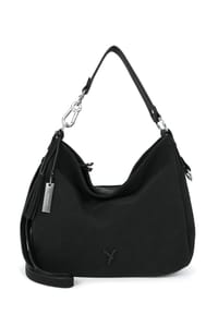 SURI FREY ROMY - Schultertasche, Kunstleder, Anhänger, uni, für Damen - 100 BLACK