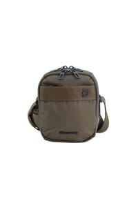 Discovery - Schultertasche Downtown aus RPET-Polyester - Khaki
