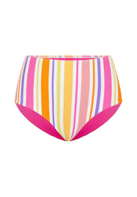 CHIEMSEE - Bikinihose mit Allover-Muster - 1021 White/Orange
