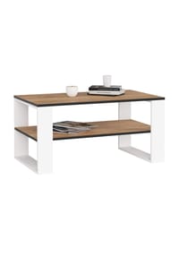 Akord - Alex Couchtisch - artisan-eiche/schwarz