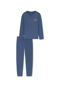SCHIESSER - Schlafanzug Modern Essentials, Gummibund, für Herren - 843 FADED DENIM