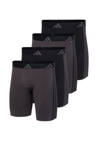 adidas - Long Short / Pant 4er Pack Active Micro Stretch - Schwarz / grau